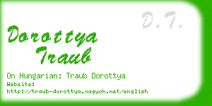 dorottya traub business card